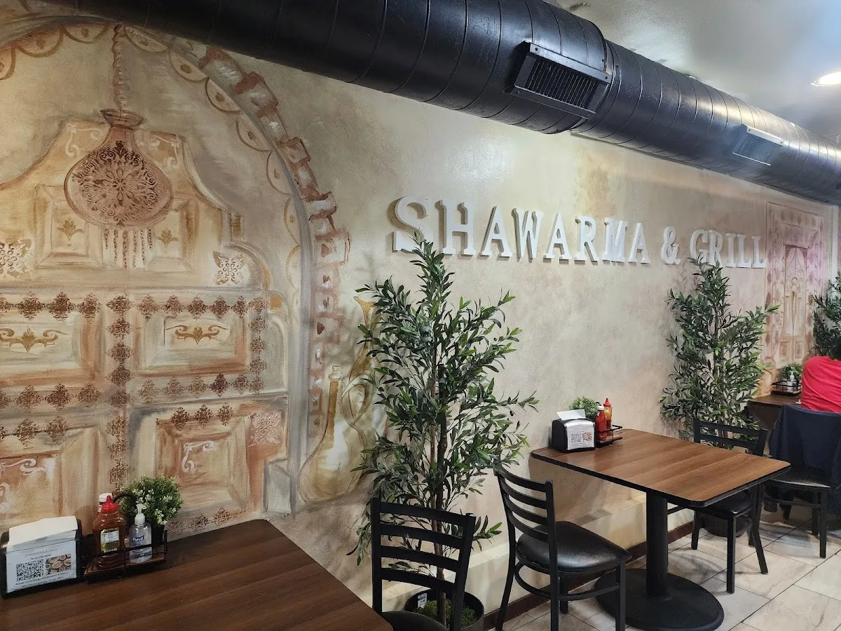 Lakeview dining room with hand-painted mural