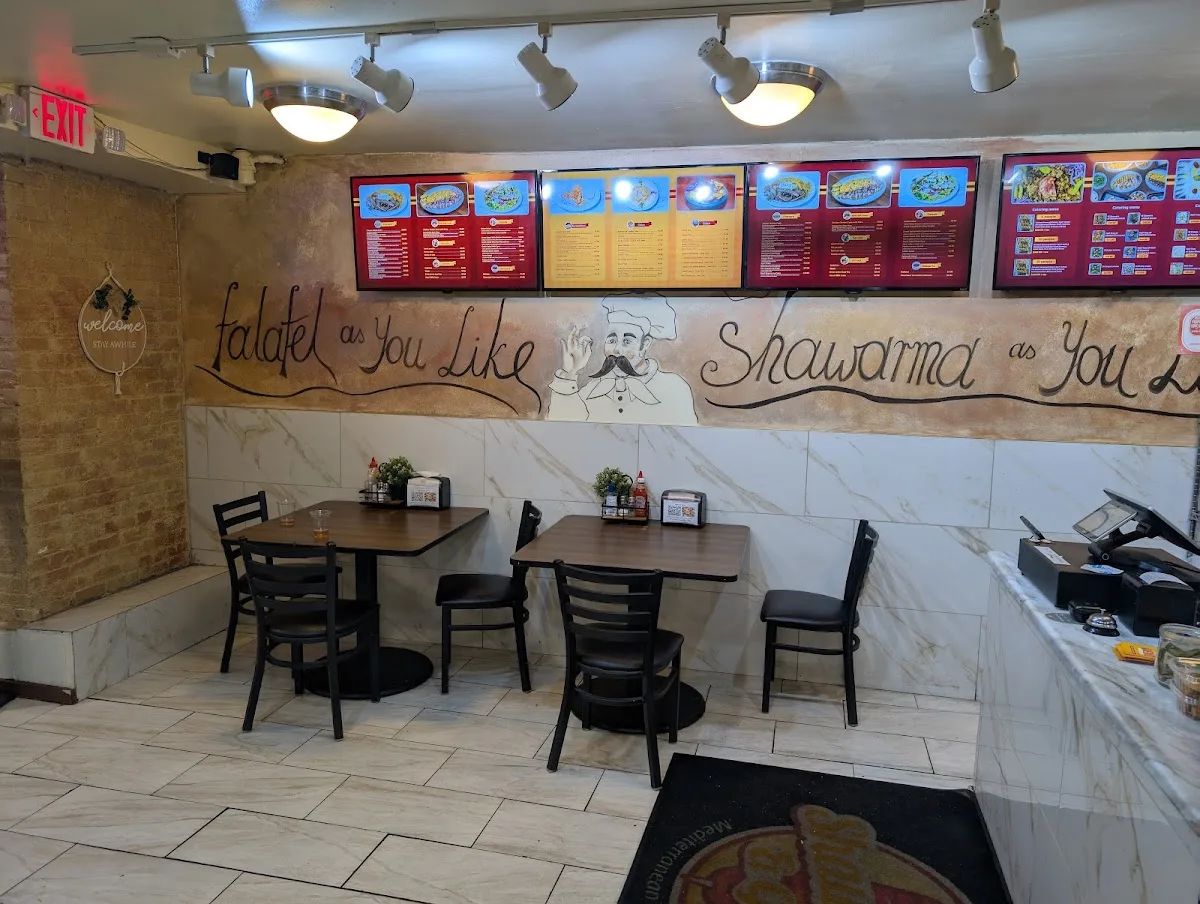 Lakeview seating and menu boards